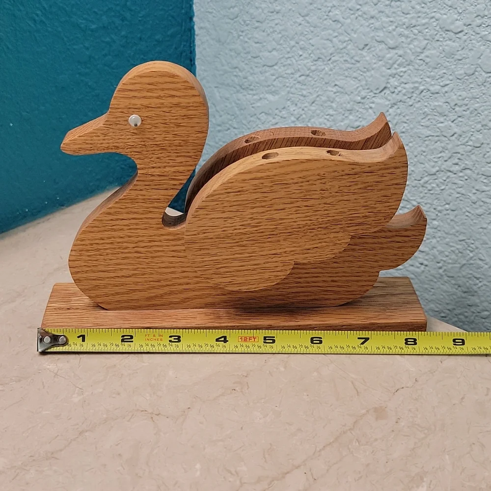 Handcrafted Swan Pencil Holder